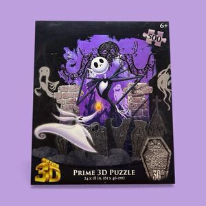 Disney The Nightmare Before Christmas Prime 3D 500 Piece Puzzle Jack Zero Ghosts